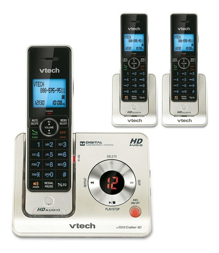 Set De 3 Telefonos Inalambricos Hd Vtech - Dect 6.0 Ls6425-3