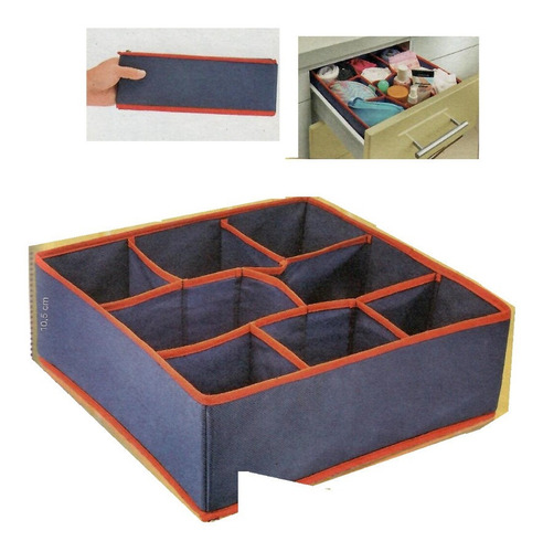 Organizador Para Ropa 8 Divisiones29x29x10 Cm