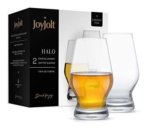 Copas De Whiskey Joyjolt, Set De 2, 7.8 Oz, Para Bebidas