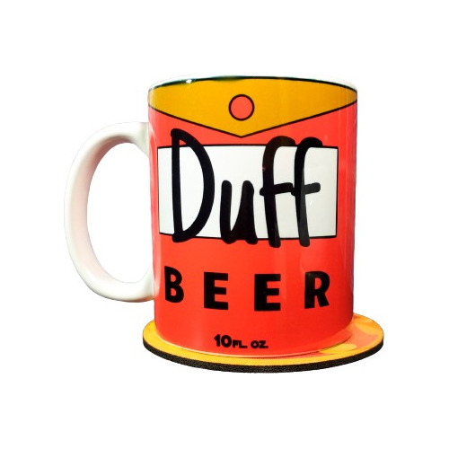 Mug Duff Los Simpson