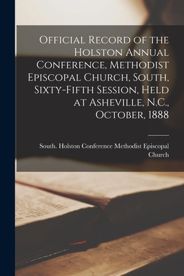 Libro Official Record Of The Holston Annual Conference, M...