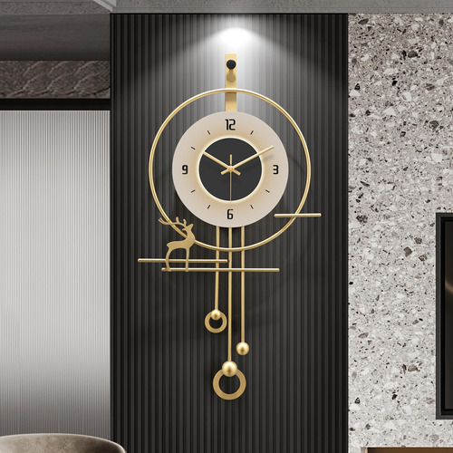 Reloj De Pared Moderno De Heboix Para Sala De Estar, Reloj D