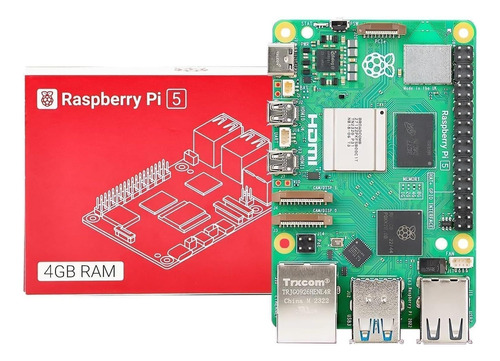 Raspberry Pi 5 4gb Ram 2,4 Ghz Original Made In Uk Emakers