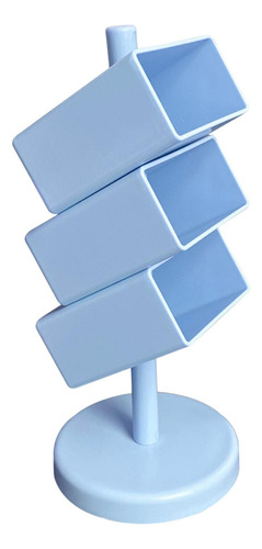 Portalápices, Organizador De Escritorio, Caja De Azul