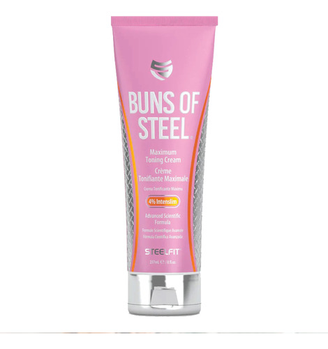 Steelfit Buns Of Steel, Crema De Maxima Tonificacion Con 4 %