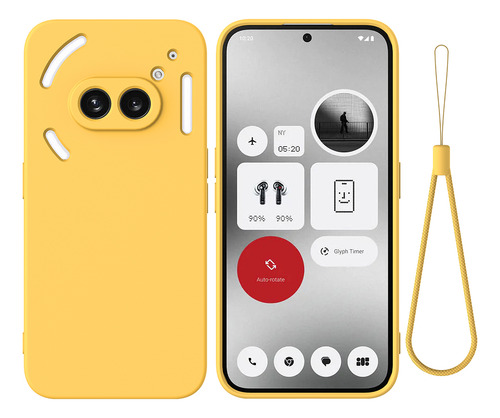 Funda De Silicona Para Nothing Phone 2a Plus 3a Pro Cmf Phone 1, Cordón De Lujo Al Tacto De La Piel, Ultrafina Y Suave, Anticaída