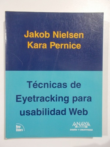 Libro  Técnicas De Eyetracking Para Usabilidad Web 