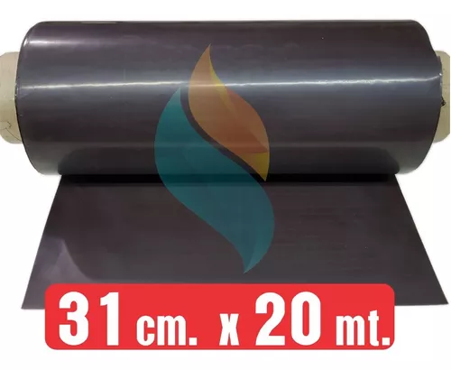 Plancha Rollo Imán Lamina Magnetica Autoadhesivo 1mt X 61cm