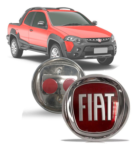 Emblema Dianteiro Fiat Palio Strada Locker Adventure