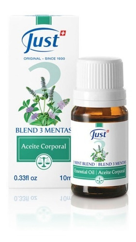 Aceite Esencial Just - 3 Mentas