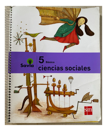 Savia Ciencias Sociales 5 Básico Sm,  Texto.