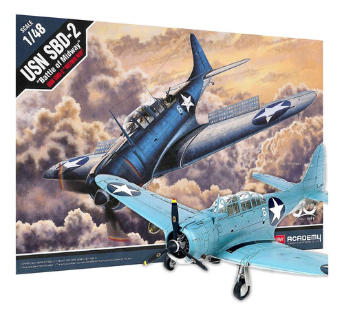 Usn Sbd-2 Battle Of Midway 1/48 Academy 12335