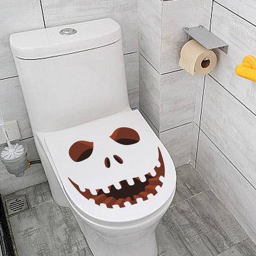 Cf Calcomanía Para Tapa De Inodoro De Halloween Pegatinas