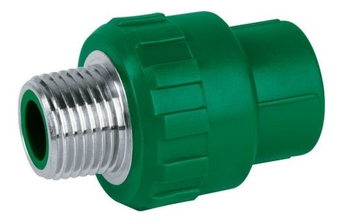 Conexión De Ppr, 1-1/4', 40mm, Macho Foset 45450 Color Verde