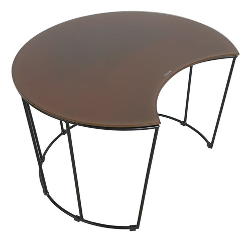 Mesa De Centro Tero Nogal Këssa Muebles