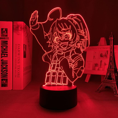 Luz Nocturna 3d The Saga Of Tanya Anime Para Niño, 16 Colore