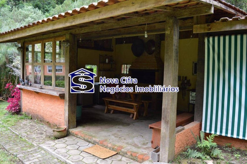 Belíssima Chácara (casa Principal + 03 Chalés) Na Serra Da Mantiqueira - Ch7001