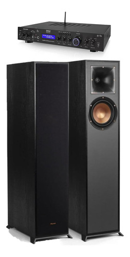 Sistema De Audio Klipsch 2.0 Par De Torres R-610f + Pyle Amp