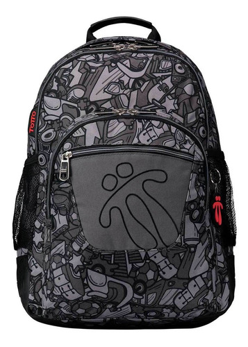 Mochila  Rayol Totto - Gris