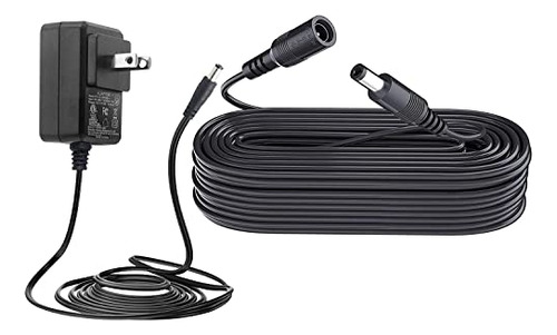 Cable Extensión 10m 12v 1a Adaptador Cctv Cámara, Ip,