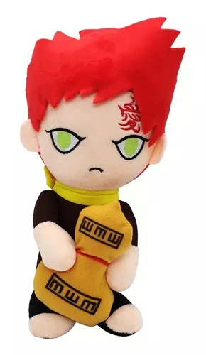 Boneco Pelúcia Naruto Gaara - Desenho Mangá Anime