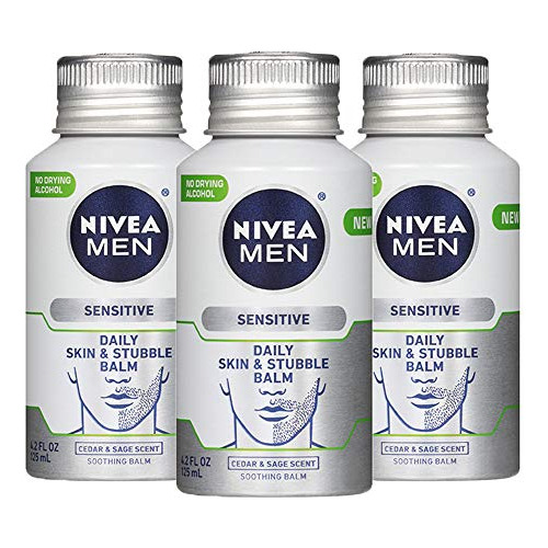 Nivea Men Sensitivo Skin Y Stubble Balm - Paquete De 3, Loci
