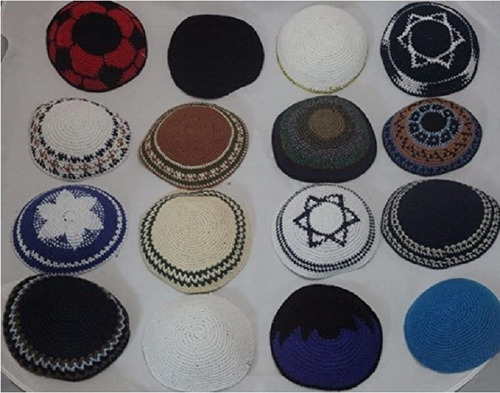 Kippa Bordados Multiples Colores. Israel