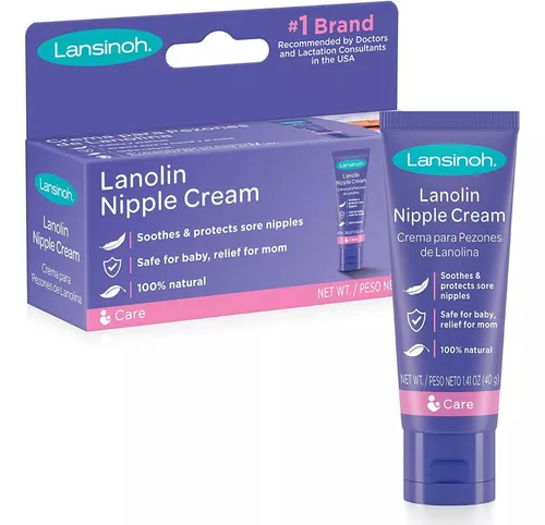  Lansinoh Lanolin - Crema para pezones para lactancia materna, 3  mini tubos : Bebés