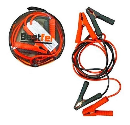 Cabo de carga bateria 1200a chupeta reforçado caminhão Onibus carro 2,5m grosso 12v 24v cor vermelho