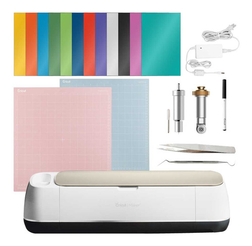 Imagem 1 de 4 de Plotter De Recorte Cricut Maker Digital + Kit Vinil Adesivo