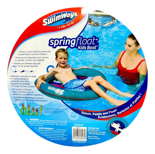 Flotador Para Alberca Swimways Spring Float Infantil