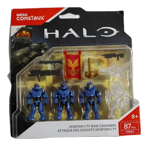Halo Mega Construx Spartan Base Crashers Pack Bandera (Usado)