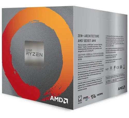 Cpu Amd Am4 Ryzen 5 3400g Placa De Vídeo Rx Vega 11 | MercadoLivre