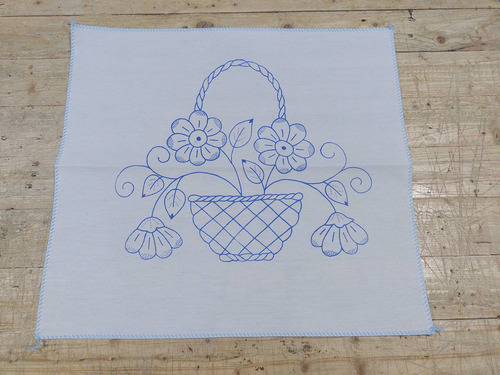 6 Servilletas Para Bordar Con Imágenes De Flores. | Meses sin intereses 6 Servilletas Para Bordar Con Imágenes De Flores. | Meses sin intereses