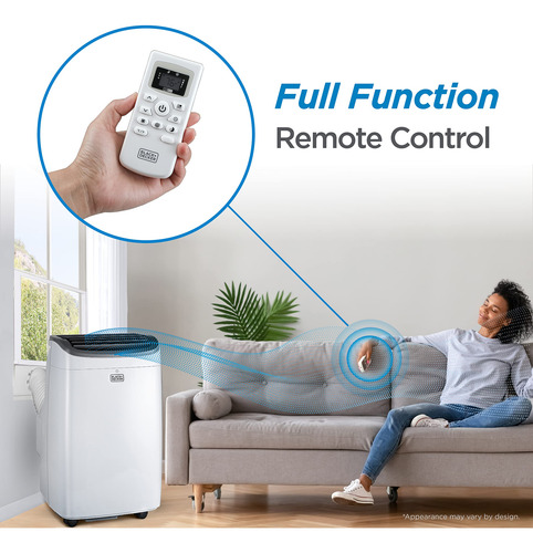 Aire Acondicionado Portátil Black+decker 10,000 Btu Blanco