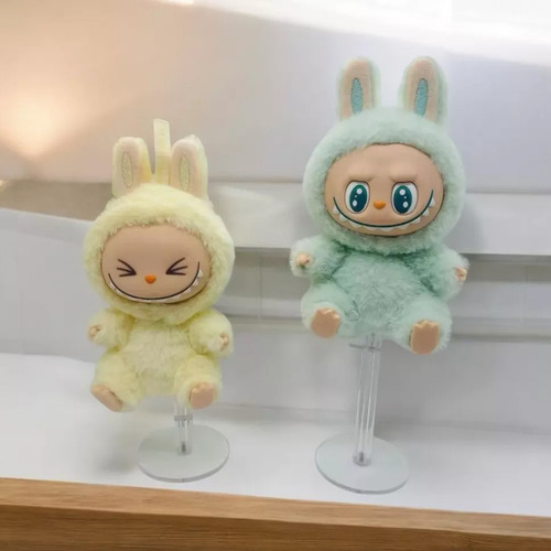 Labubu Monster Peluche Figura Bluey Macaron Have Seat 1pz