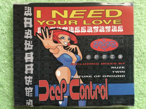 Eam Cd Maxi Single Deep Control I Need Your Love 1995 Zyx 