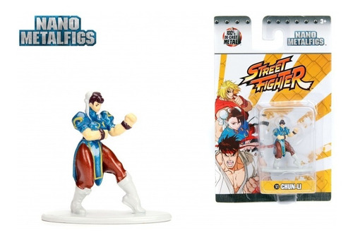 Figuras Street Fighter Ryu - Ken Metalicas - Nano Metal Fig