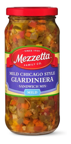 Verduras Escabeche Chicago Style Giardiniera Mezzetta 473ml