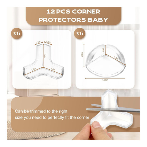 Protector De Esquina Vynzo Baby- 12 Protector Protector A La