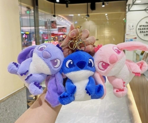 Llaveros De Peluche Lilo Y Stitch Llaveros Juveniles 