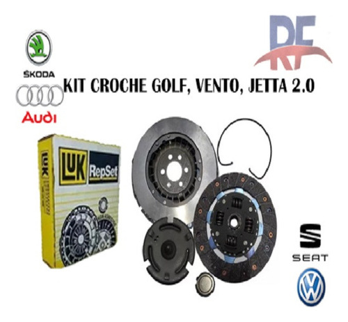 Kit Croche Golf, Vento, Jetta 2.0