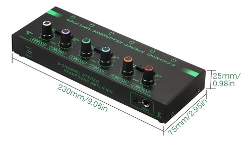 Amplificador De Audífonos Mini Audífonos Estéreo De Monitore