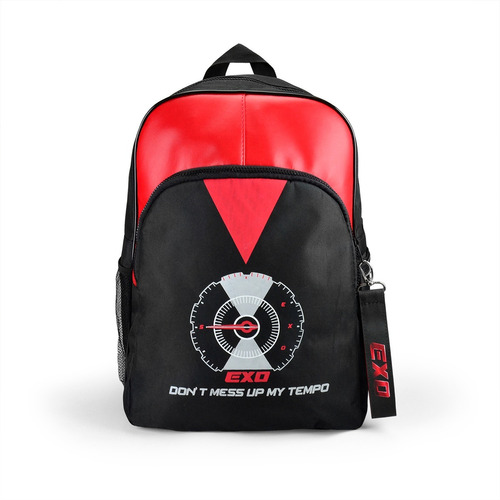 Mochila Escolar Kpop + Chaveiro Exo Tempo