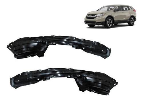 Par De Tolvas Loderas Salpicadera Honda Crv 2017-2022