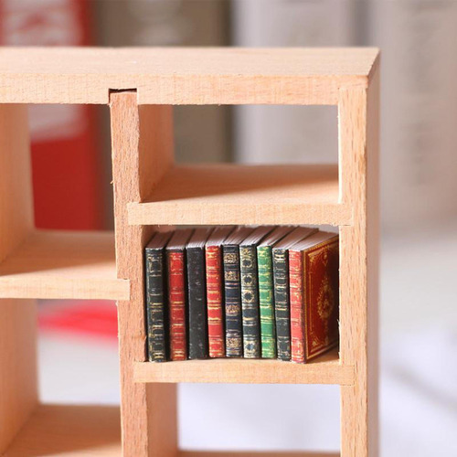 Juego De 6 Mini Libro De Casa De Muñecas Hecho A Mano 1/6