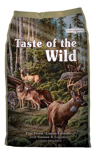 Alimento Para Perro Taste Of The Wild Pine Forest Venado 28 