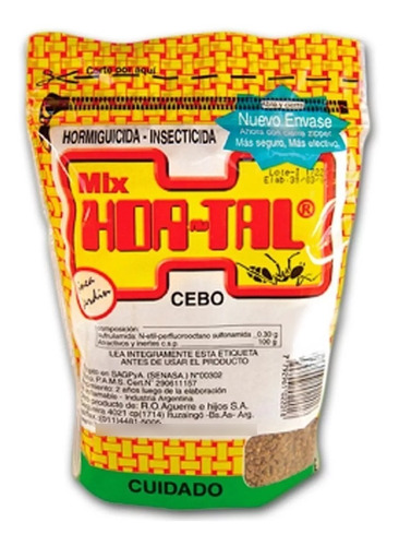 Hormiguicida Cebo Granulado Hortal Mata Hormigas Mirex 500gr