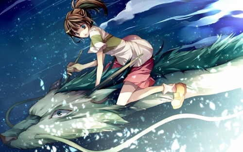 4 Poster Viaje De Chihiro De 21x29