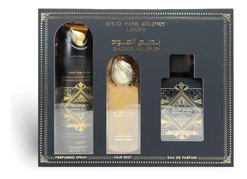 Set Lattafa Bade´e Al Oud For Glory Unisex 100ml Edp
